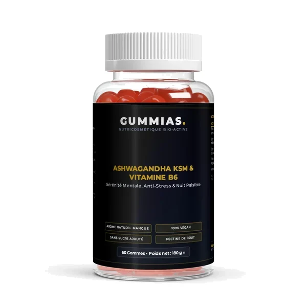 Ashwagandha KSM & Vitamine B6 — flacon Gummias