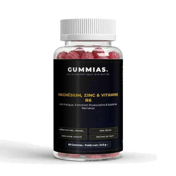 Magnésium, Zinc & Vitamine B6 — flacon Gummias