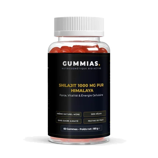 Shilajit 1000 mg Pur Himalaya — flacon Gummias