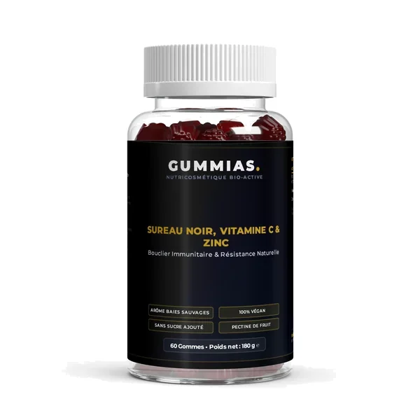 Sureau Noir, Vitamine C & Zinc — flacon Gummias